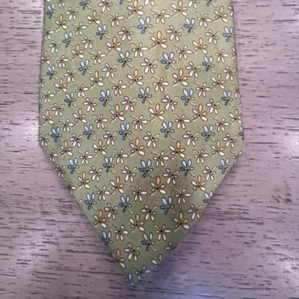 Salvatore Ferragamo Luxury Silk Tie EUC